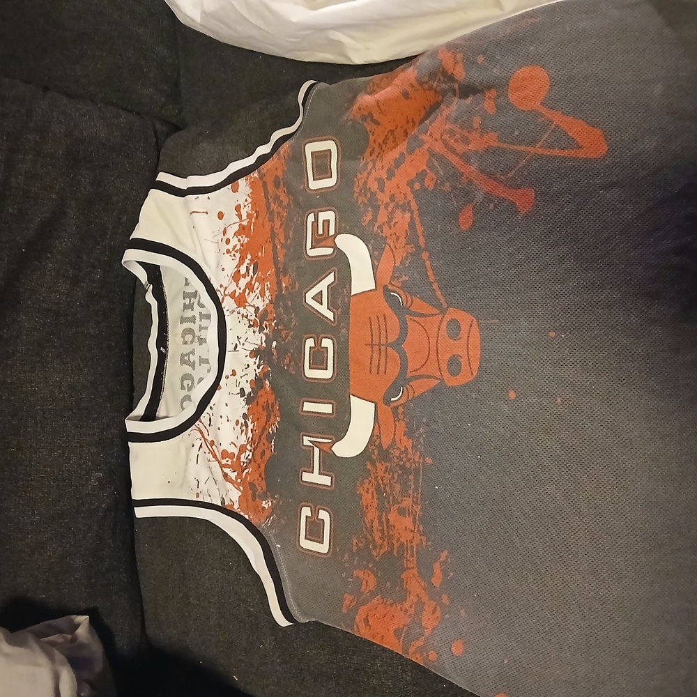 Chicago Bulls Graphic Jersey  Tank Top